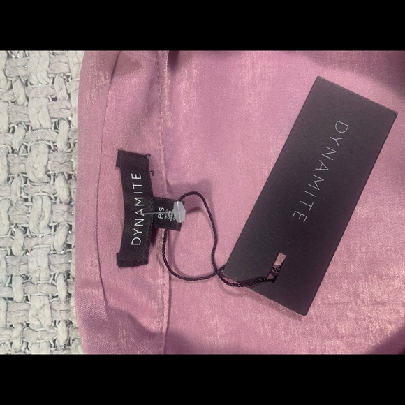3for50$ NEW Dynamite pink blouse - Picture 2 of 3